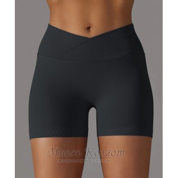 Шорты с V образным поясом SHORTS PUSH-UP Double model 46